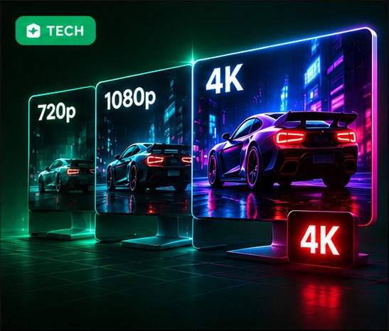 720p vs 1080p vs 4K Explained